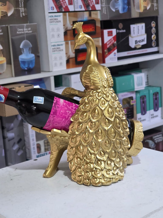 peacock  luxury wine rack