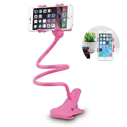 360 degree strong flexible goose neck phone holder clip