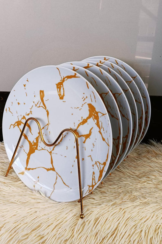 MARBLE DINNER PLATES