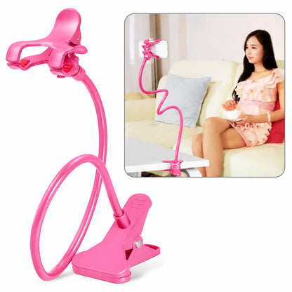 360 degree strong flexible goose neck phone holder clip